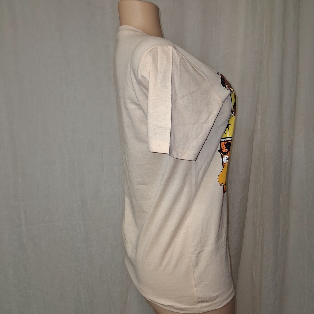 Disney Cream T-Shirt with Halloween Cartoon Panels - Picture 4 of 9